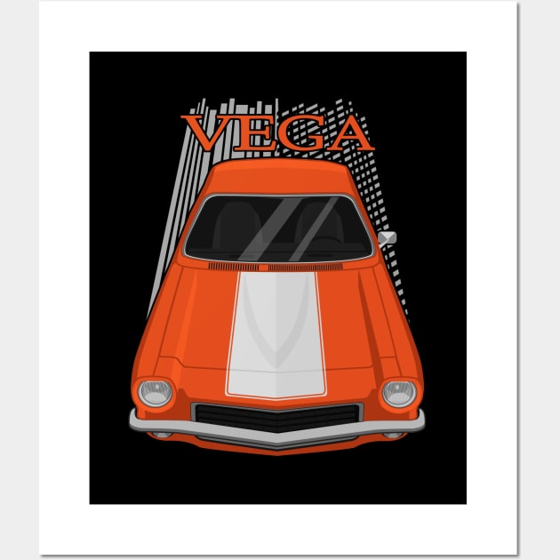 Chevrolet Vega GT 1971 - 1973 - orange Wall Art by V8social